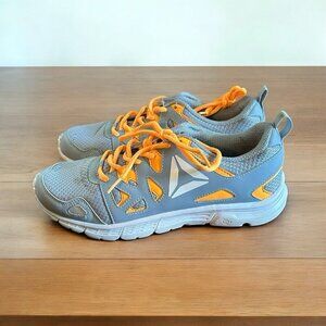 Reebok  Womens Size 9 Gray & Orange Training Running Shoe Tennis